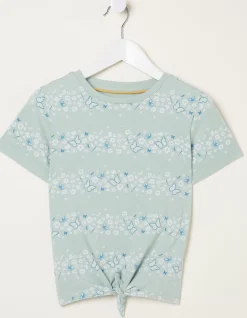 Girls FatFace View All|Daisy Knot Front T-Shirt