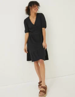 Women FatFace Dresses|Danica Jersey Wrap Dress