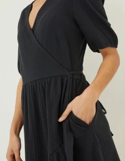 Women FatFace Dresses|Danica Jersey Wrap Dress