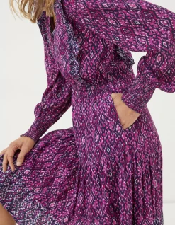 Women FatFace Dresses|Darcey Ikat Geo Dress
