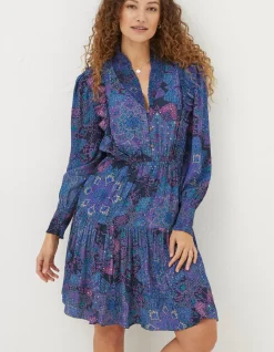 Women FatFace Dresses|Darcey Mosaic Geo Dress