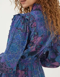 Women FatFace Dresses|Darcey Mosaic Geo Dress
