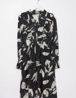 Women FatFace Dresses|Darcey Twilight Leaves Dress