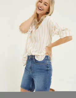 Women FatFace Shorts|Darley Denim Shorts
