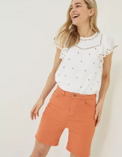 Women FatFace Shorts|Darley Denim Shorts