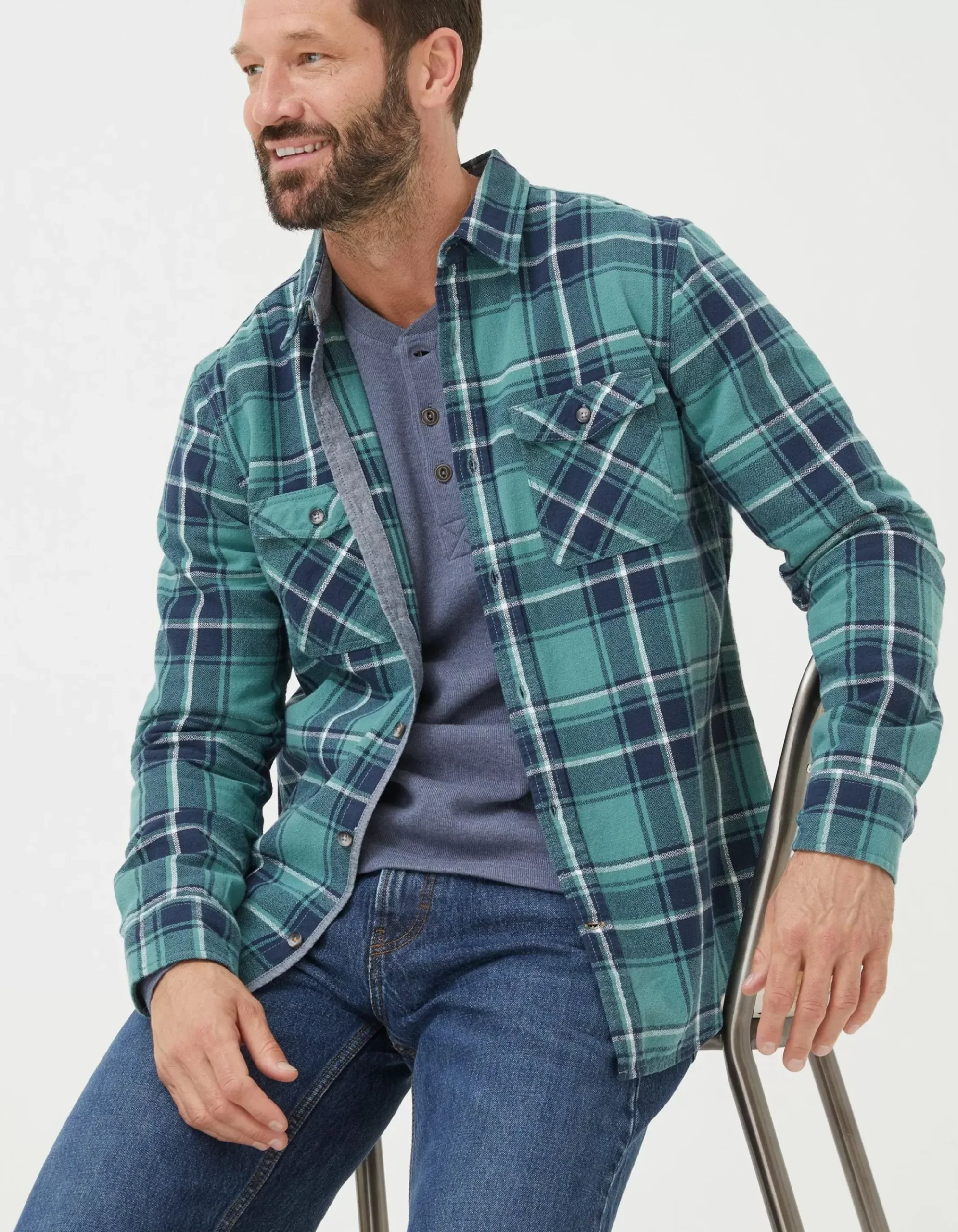Men FatFace Shirts|Dawley Check Shirt