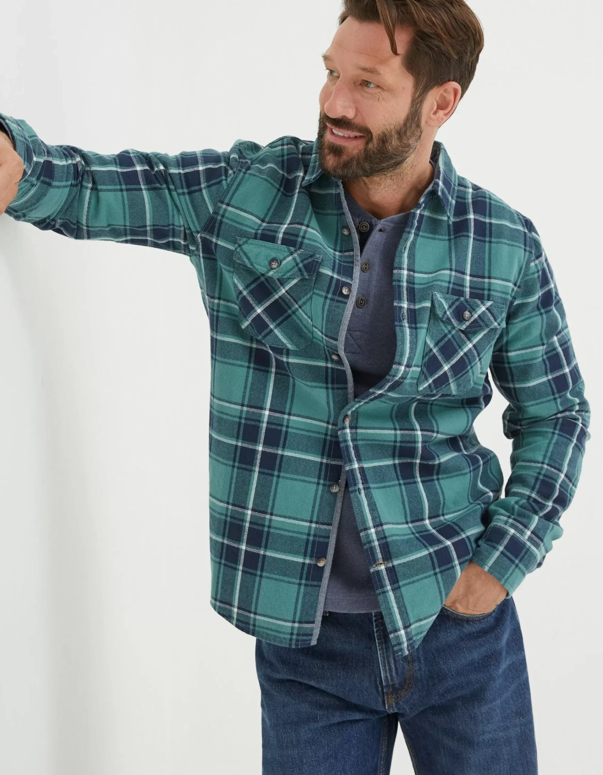 Men FatFace Shirts|Dawley Check Shirt