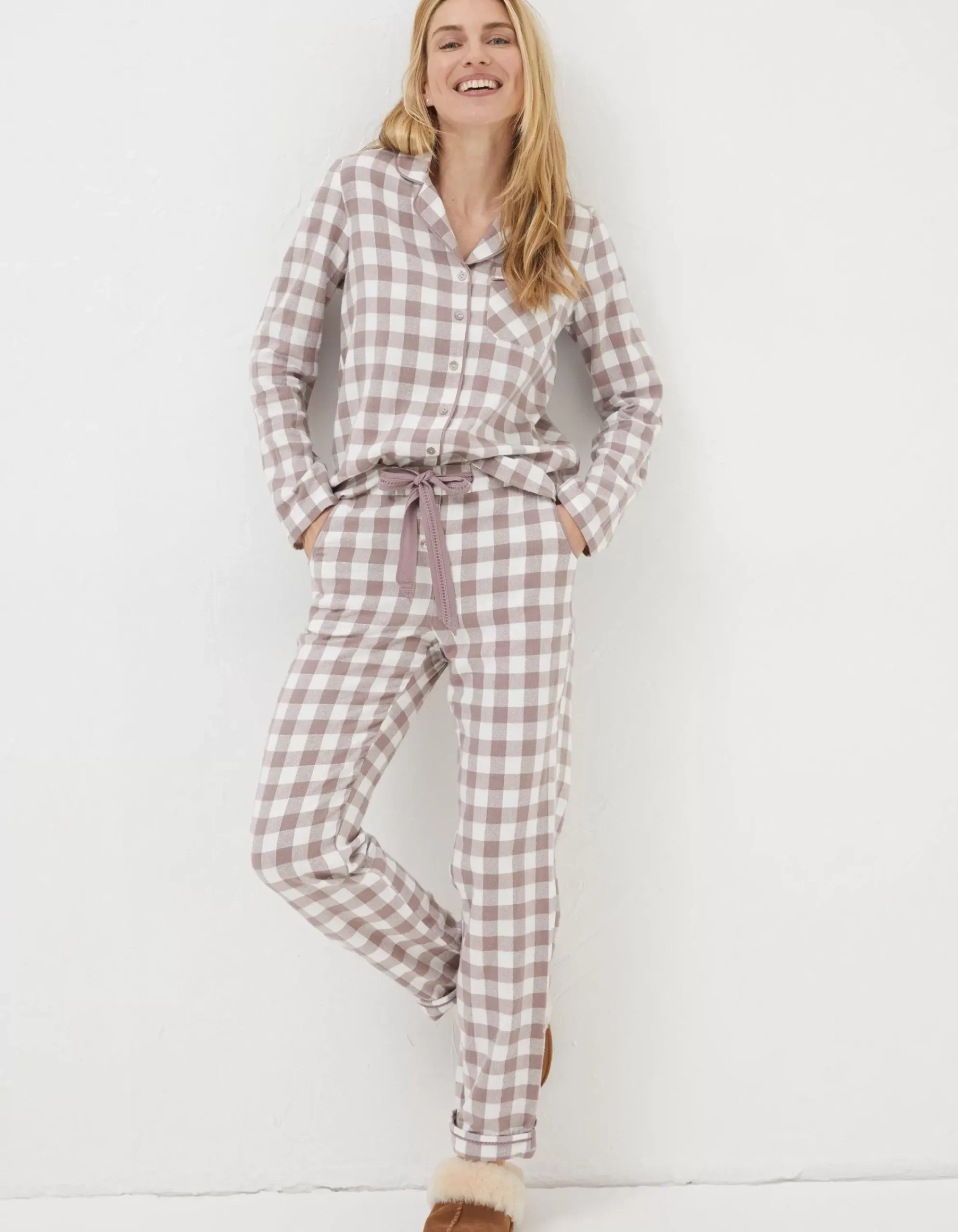 Women FatFace View All|Debbie Check Pyjamas Gift Box Set