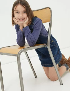 Girls FatFace View All|Denim Pinny