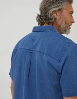 Men FatFace Shirts|Dobby Shirt