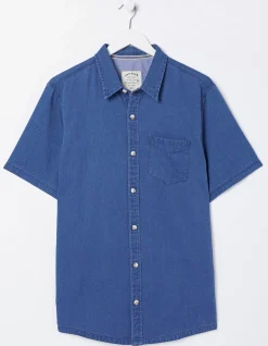 Men FatFace Shirts|Dobby Shirt