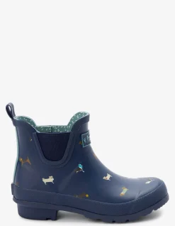 Women FatFace Wellies|Dog Print Ankle Wellies