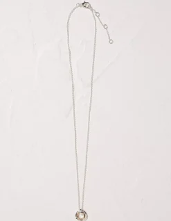 Women FatFace View All|Double Ring Necklace