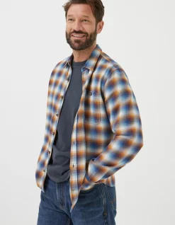 Men FatFace Shirts|Downe Ombre Check