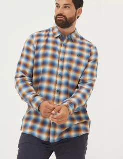 Men FatFace Shirts|Downe Ombre Check