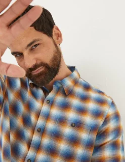 Men FatFace Shirts|Downe Ombre Check