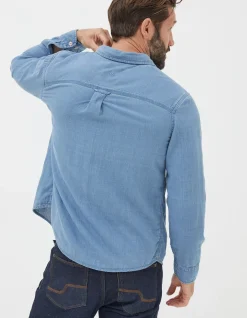 Men FatFace View All|Drayton Indigo Shirt