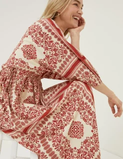 Women FatFace Dresses|Effie Bandana Midi Dress