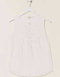 Women FatFace Shirts & Blouses|Elianna Broderie Cami