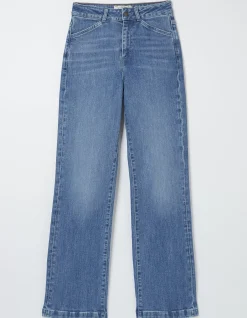 Women FatFace Jeans & Dungarees|Elise Wide Leg Comfort Stretch Jeans