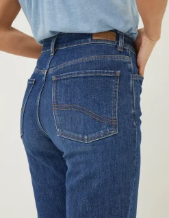 Women FatFace Jeans & Dungarees|Elise Wide Leg Comfort Stretch Jeans