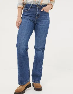 Women FatFace Jeans & Dungarees|Elise Wide Leg Jeans