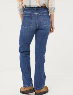 Women FatFace Jeans & Dungarees|Elise Wide Leg Jeans