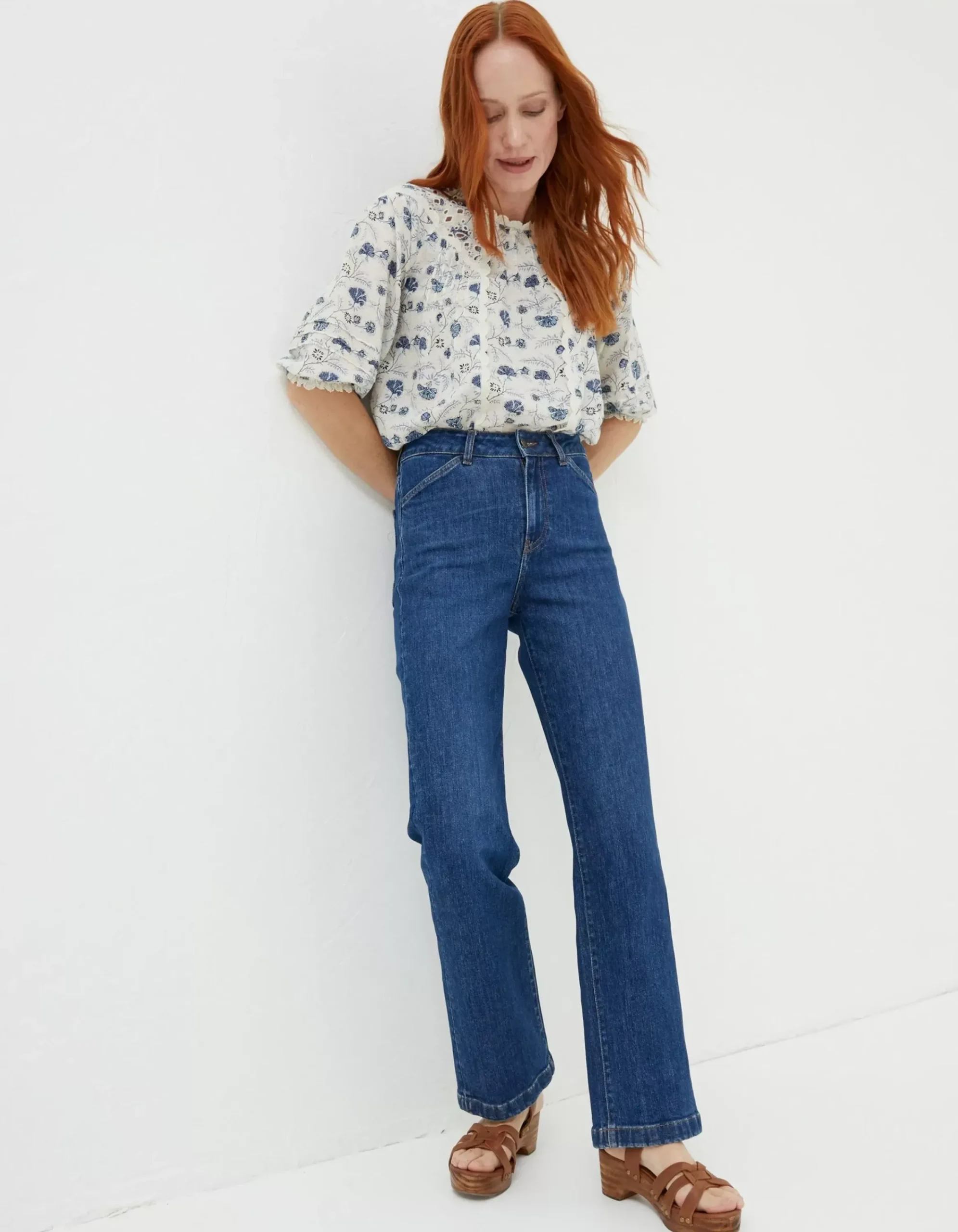 Women FatFace View All|Elise Wide Leg Jeans