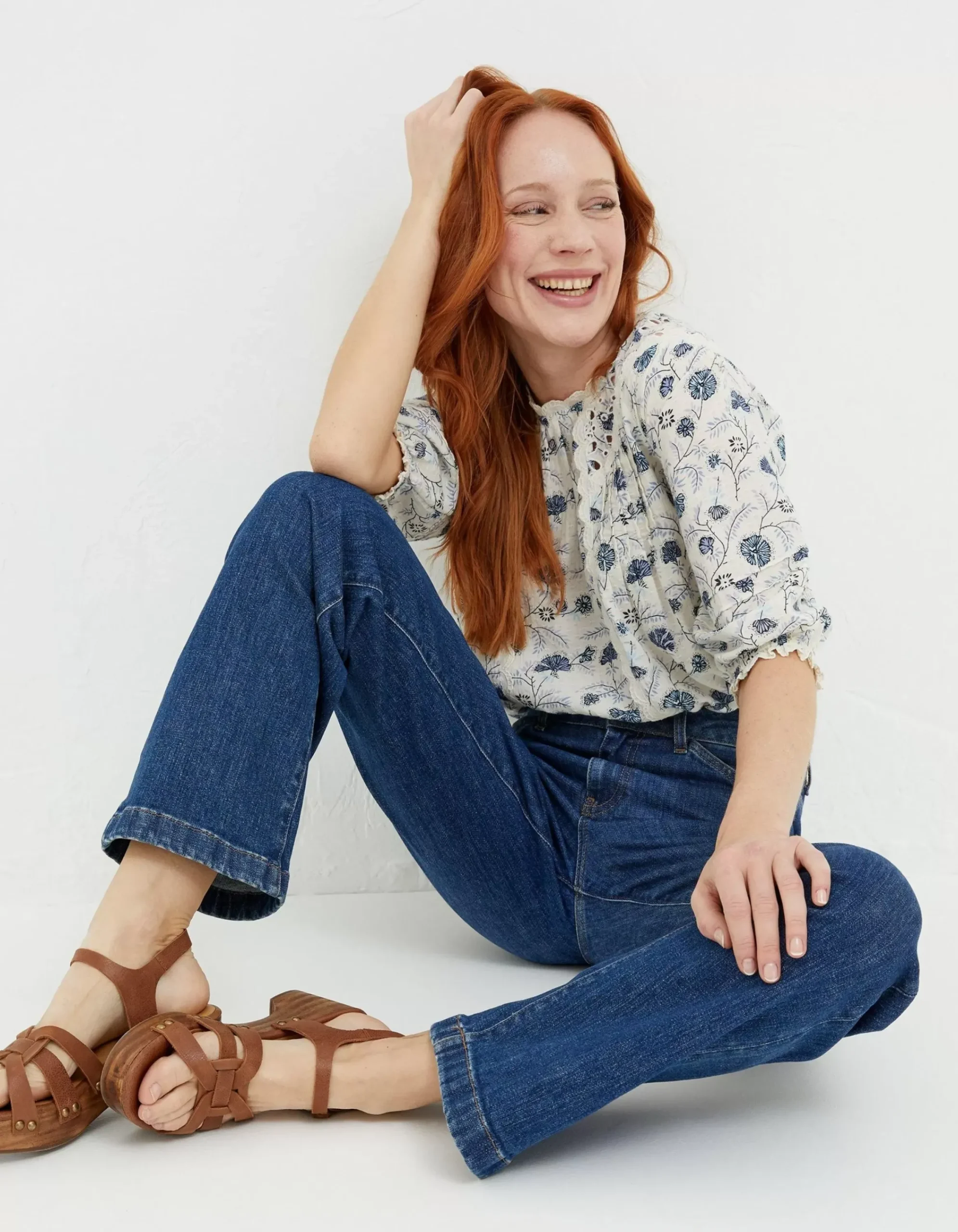 Women FatFace View All|Elise Wide Leg Jeans