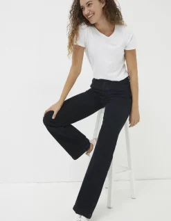 Women FatFace Jeans & Dungarees|Elise Wide Leg Jeans