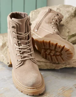 Women FatFace View All|Eliza Suede Ankle Worker Boot