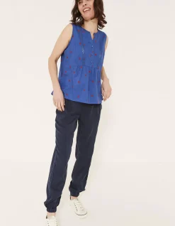 Women FatFace Tops & T-Shirts|Ella Embroidered Daisy Cami