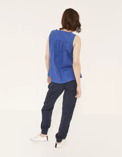Women FatFace Tops & T-Shirts|Ella Embroidered Daisy Cami