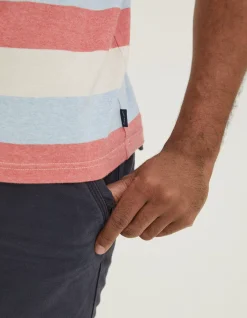 Men FatFace T-Shirts|Ellbridge Stripe T-Shirt