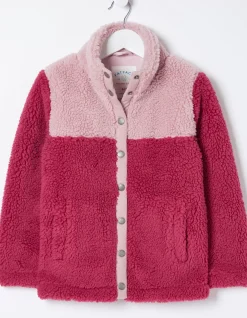 Girls FatFace View All|Elodie Fleece Button Sweatshirt
