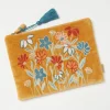 Women FatFace View All|Embroidered Floral Pouch