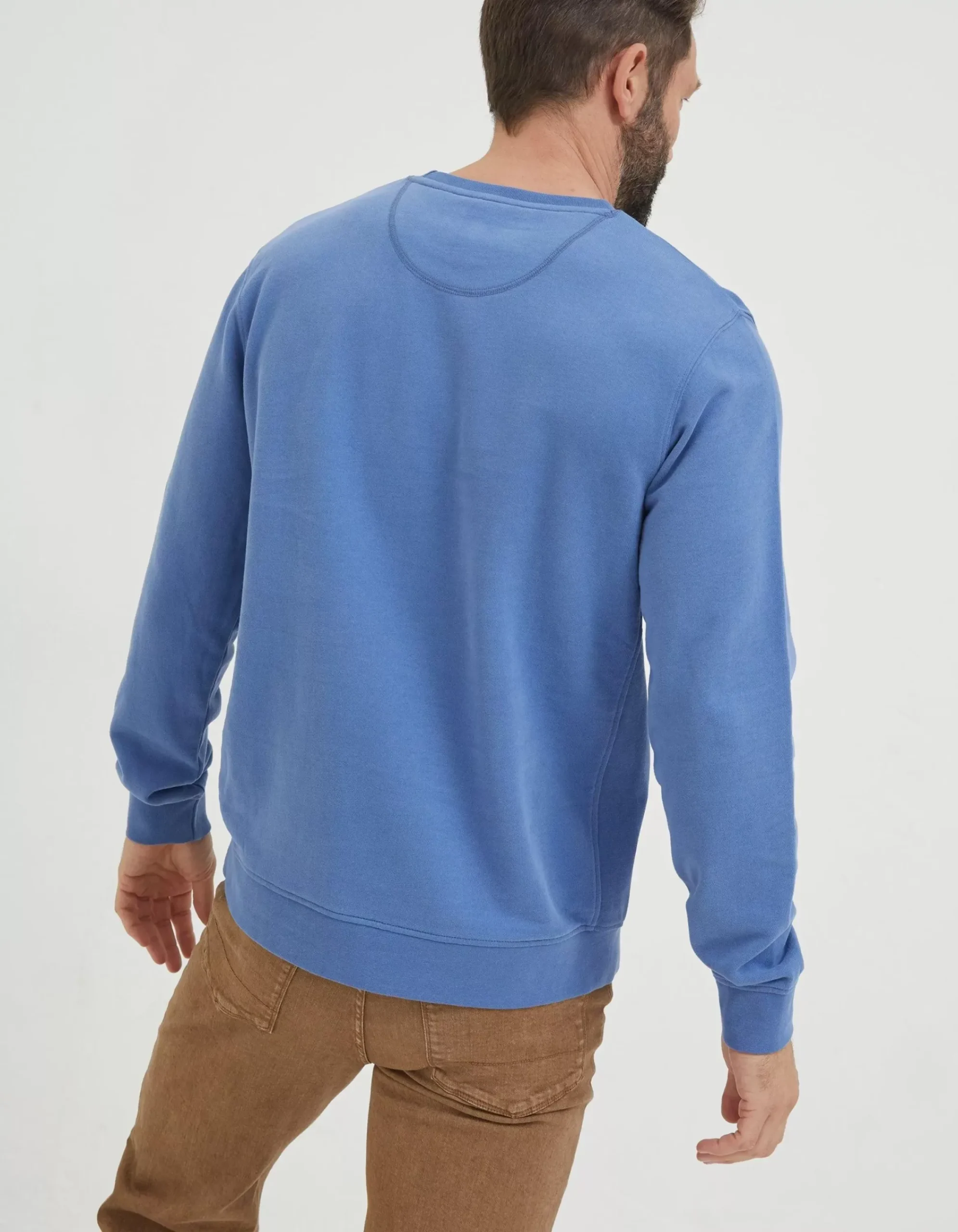 Men FatFace Sweatshirts & Hoodies|Emsworth Crew Neck Sweatshirt