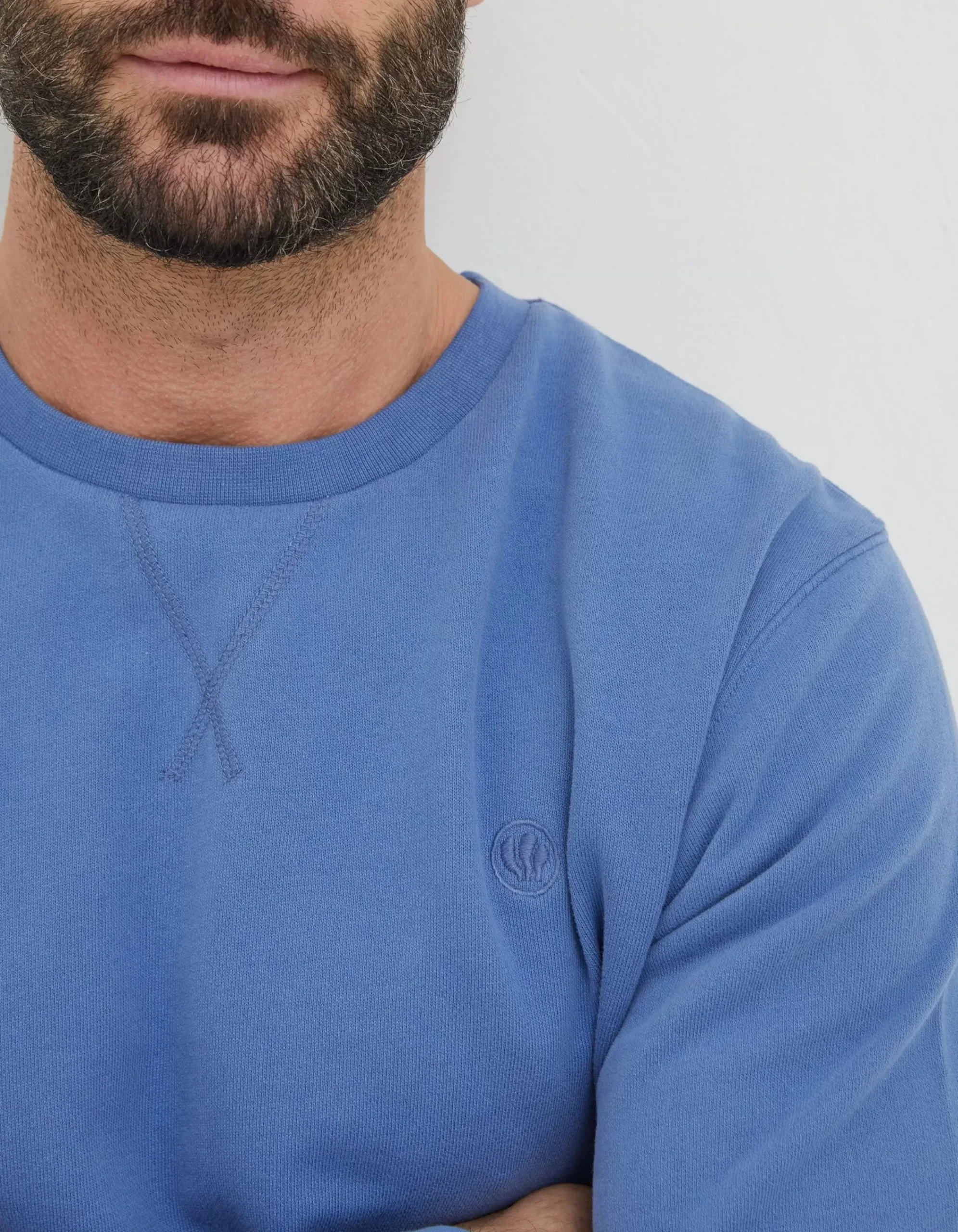 Men FatFace Sweatshirts & Hoodies|Emsworth Crew Neck Sweatshirt