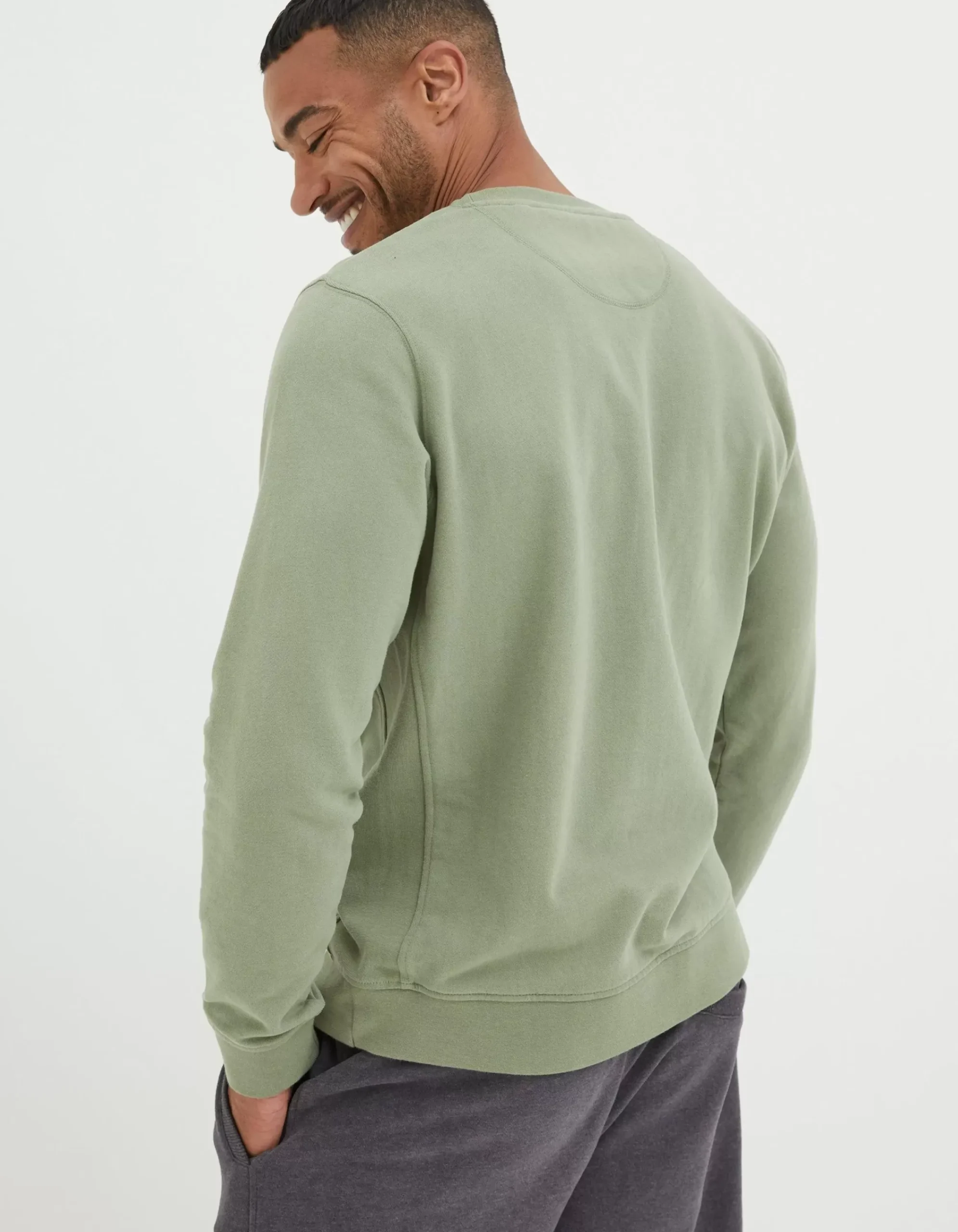 Men FatFace Sweatshirts & Hoodies|Emsworth Crew Neck Sweatshirt
