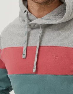 Men FatFace Sweatshirts & Hoodies|Emsworth Stripe Hoodie