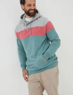 Men FatFace Sweatshirts & Hoodies|Emsworth Stripe Hoodie