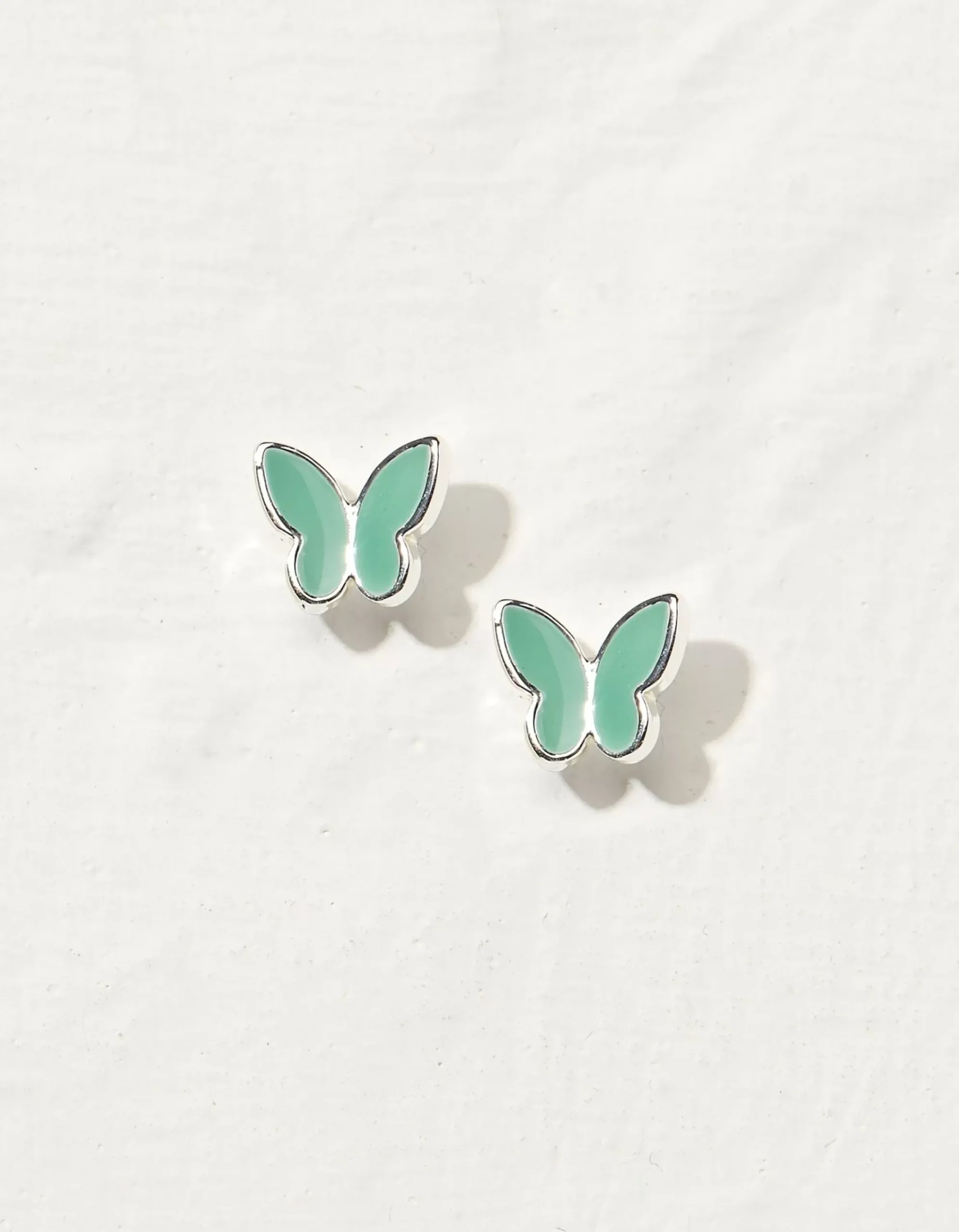 Women FatFace View All|Enamel Butterfly Studs
