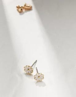 Women FatFace View All|Enamel Daisy Studs