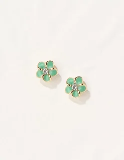 Women FatFace View All|Enamel Flower Studs
