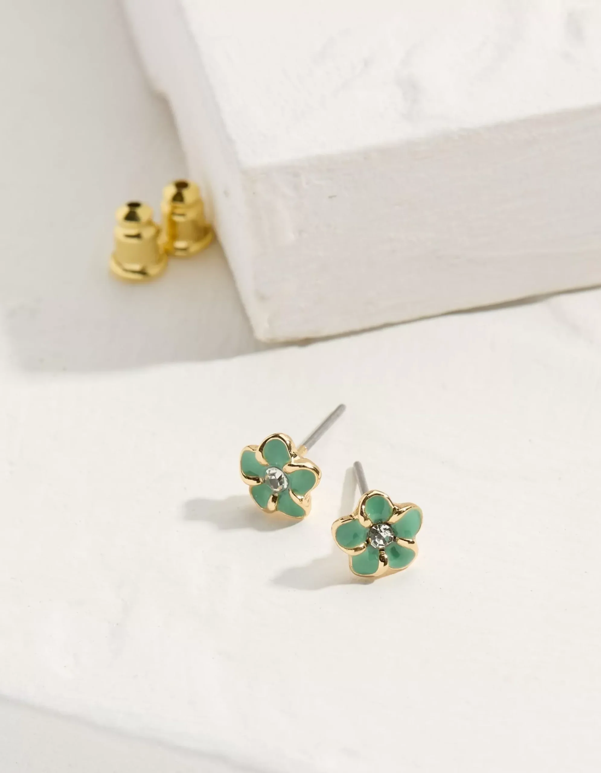 Women FatFace View All|Enamel Flower Studs