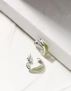 Women FatFace View All|Enamel Twist Hoops
