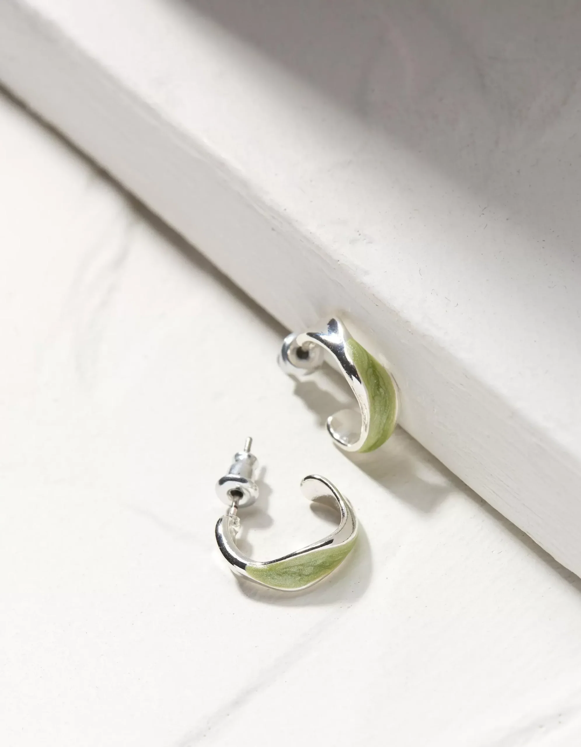 Women FatFace View All|Enamel Twist Hoops