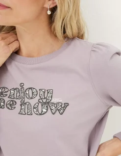 Women FatFace Sweatshirts & Hoodies|Enjoy The Now Sweatshirt
