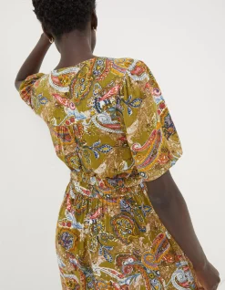 Women FatFace View All|Estelle Paisley Midi Tea Dress