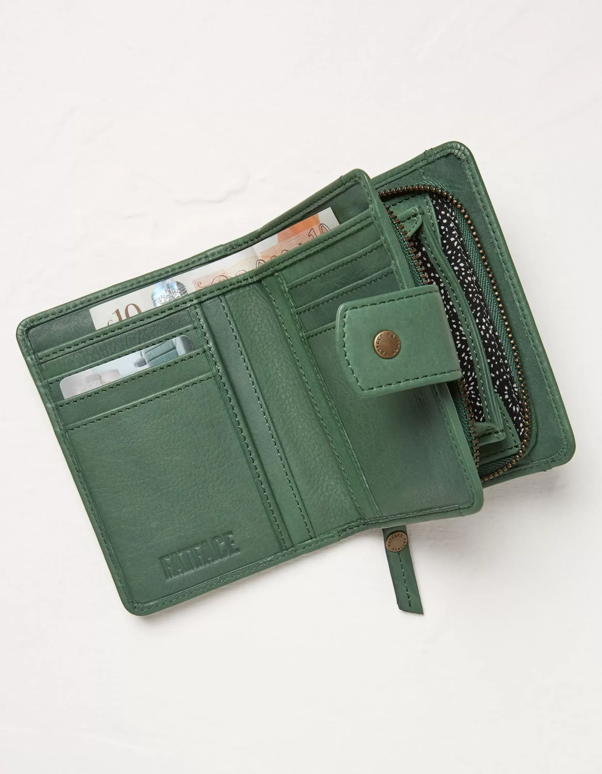 Women FatFace View All|Etta Leather Zip Purse